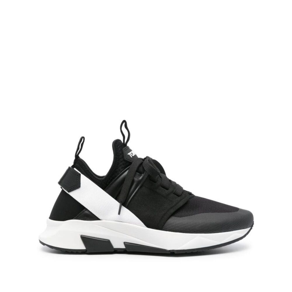 Tom Ford Black and White Men's Sneakers